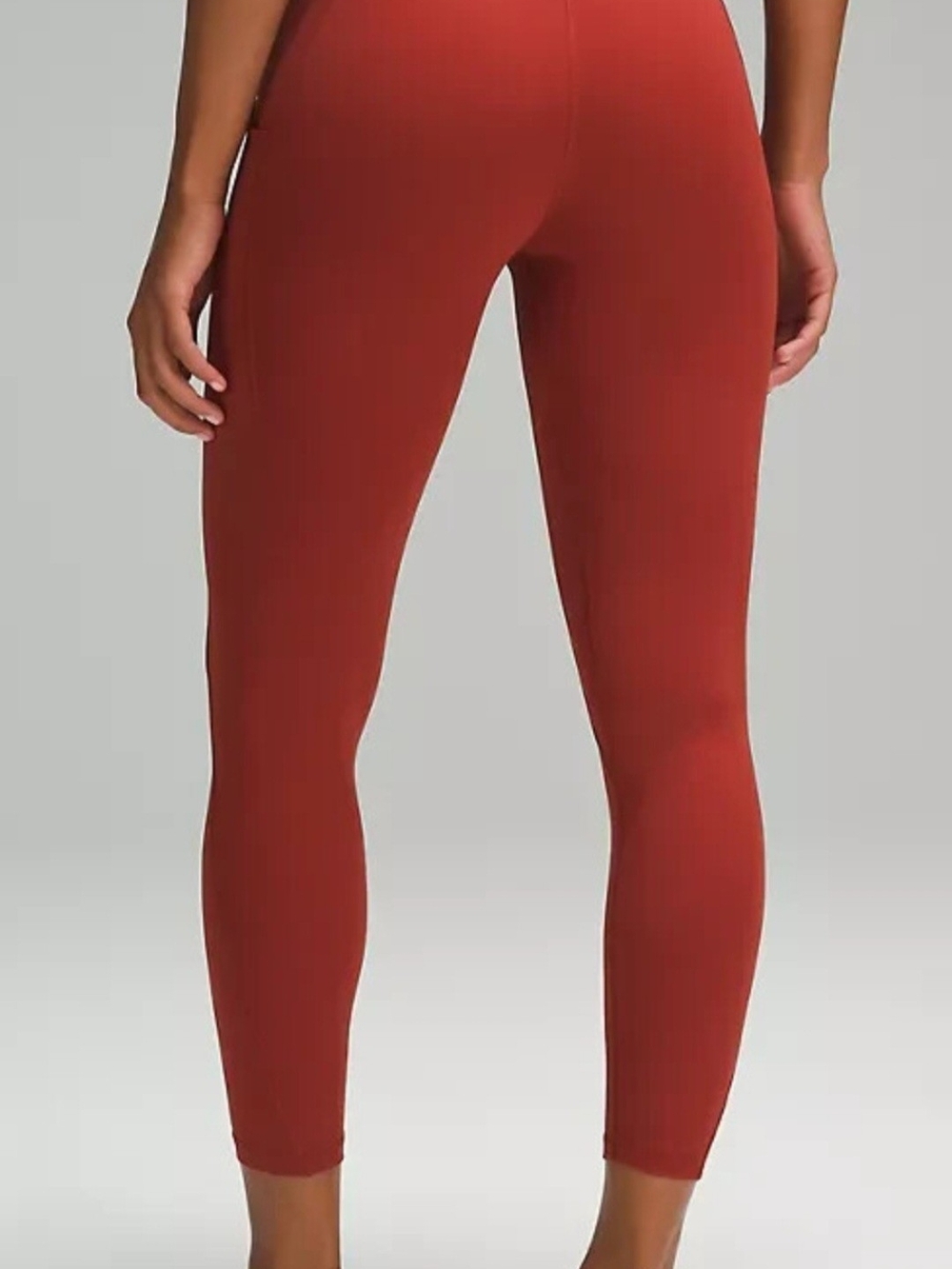 lululemon athletica Rust Orange High-Waist Leggings